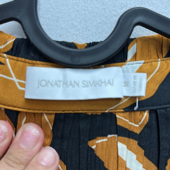 SIMKHAI Winslow Pleated Floral Blouse - Picture 3 of 7